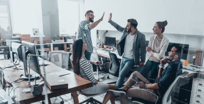 High-five for success!
