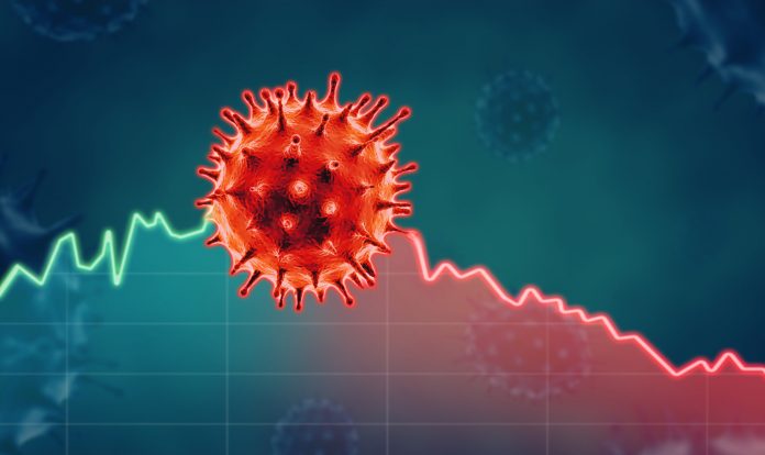 Coronavirus economic impact concept image Corona